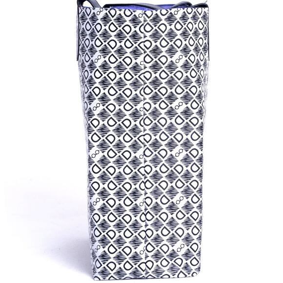 DASTI Reversible Tote Bag Large Waterproof Shopper Travel Shoulder Handbag B&W - Picture 7 of 13